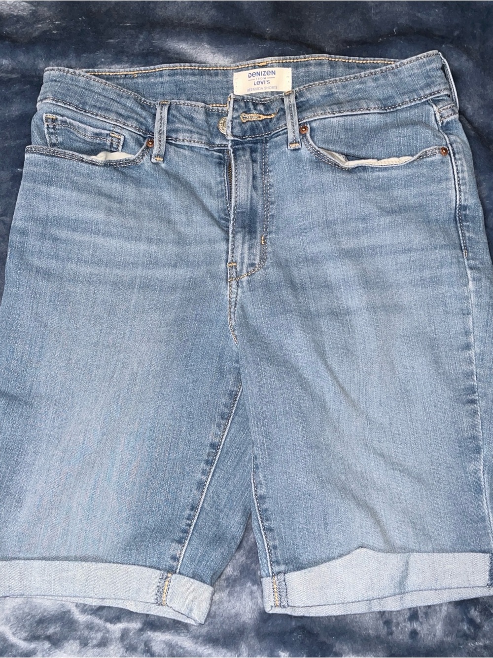 Denizen from Levi's Light Blue Boyfriend Denim Shorts